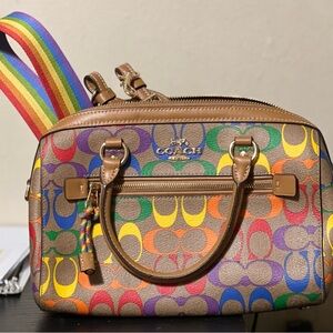 Coach limited edition Pride collection purse.